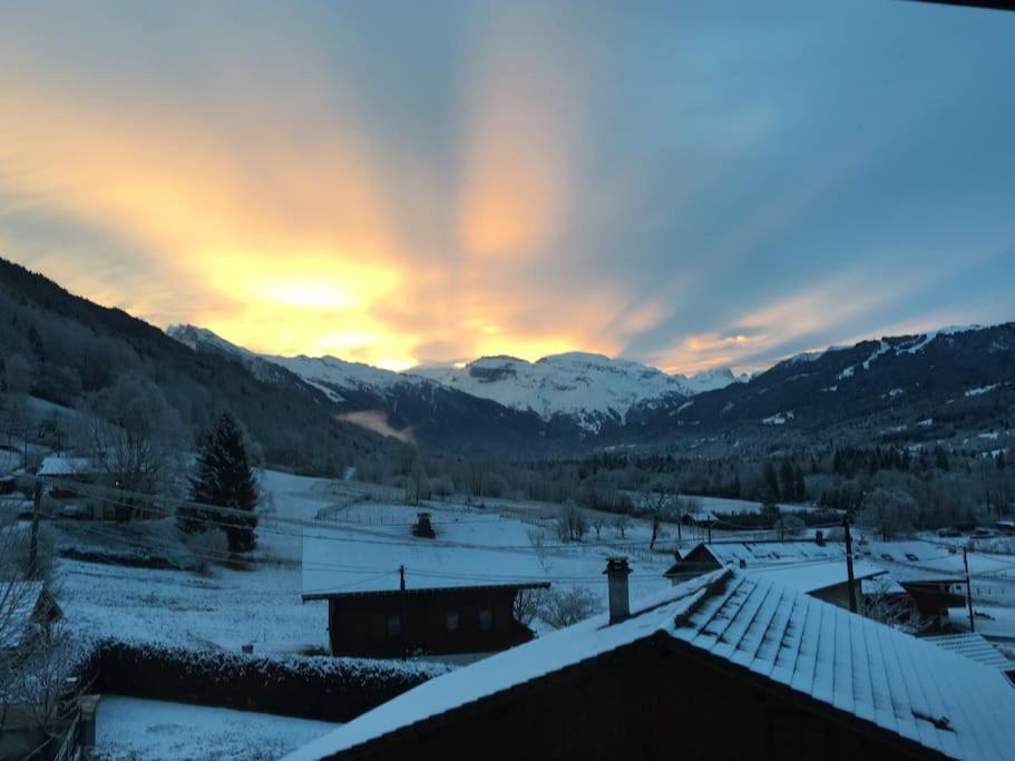 Dans Hameau, Pres Des Pistes Logement De Plein Pied Au Calme Taninges Extérieur photo